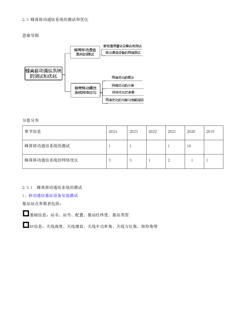 08.26-第二章-2.3-蜂窝移动通信系统的测试和优化_2026年一级建造师_2026年一建通信_2025年一建通信SVIP_02-基础精讲✿高端面授✿深度强化_16-通信《天一精讲班》邵春宝KL_02.第二章
