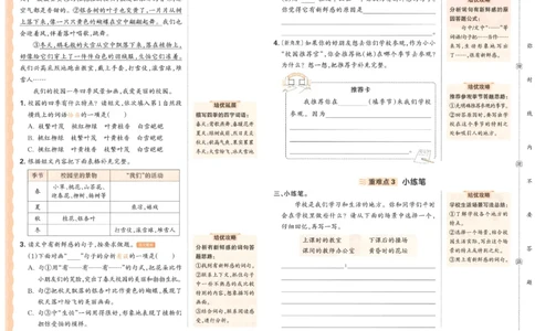 25秋王朝霞：培优100分 3语上
