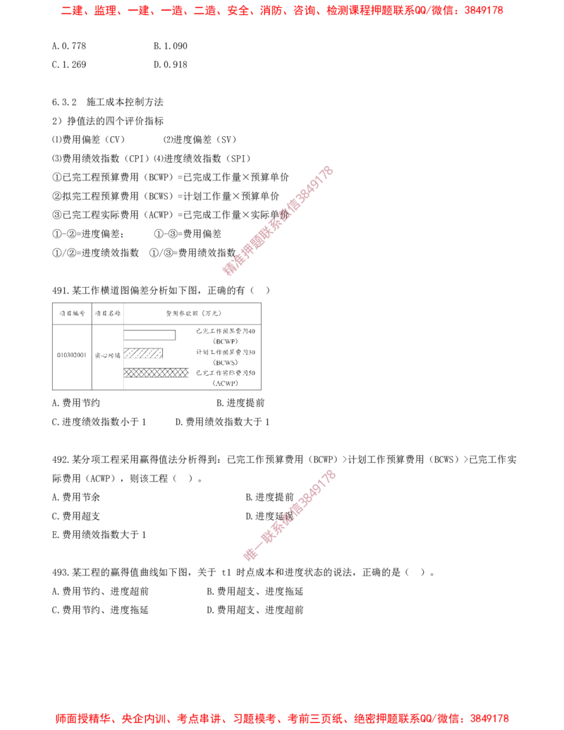 41.41-第6章-建设工程成本管理（三）_2026年一级建造师_2026年一建管理_2025年一建管理SVIP_03-习题精析✿实战特训✿模考通关_23-管理《习题代练班》金月SMR推荐
