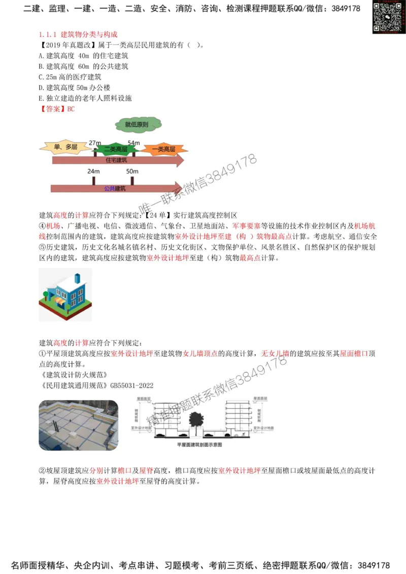 02.02-第1篇-第1章-1.1.1-建筑物分类与构成（二）_2026年一级建造师_2026年一建建筑_2025年一建建筑SVIP_02-基础精讲✿高端面授✿深度强化_22-建筑《教材精讲班》金月SMR推荐