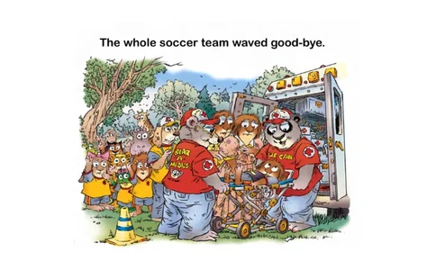 18.Mytriptothehospital_Frank（小毛怪）老师爆笑阅读单词课（50个故事3000词）_小炸毛爆笑故事单词课课件