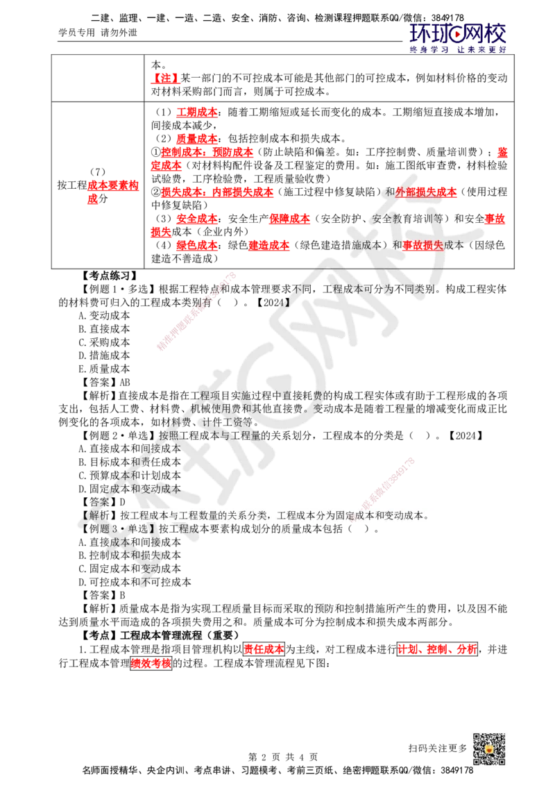 44.第44讲-61工程成本影响因素及管理流程_2026年一级建造师_2026年一建管理_2025年一建管理SVIP_02-基础精讲✿高端面授✿深度强化_25-管理《考点精讲班》张君、郑春秋HQ_张君