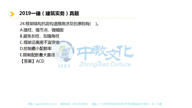 01.一建建筑-2019年真题解析-讲义_2026年一级建造师_2026年一建建筑_2025年一建建筑SVIP_03-习题精析✿实战特训✿模考通关_20-建筑《高频考题班》周超ZJ_课程讲义
