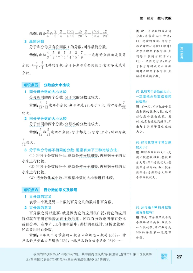 【小学数学】知识通典（人教版）