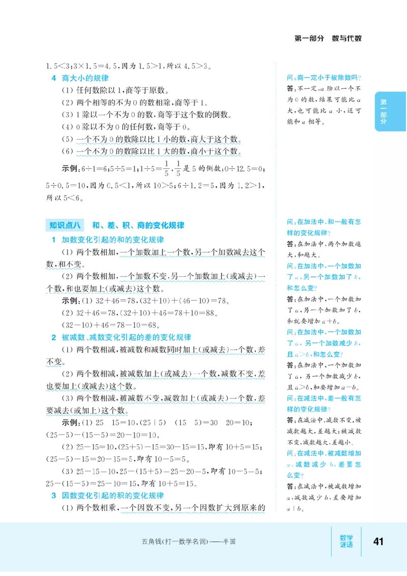 【小学数学】知识通典（人教版）