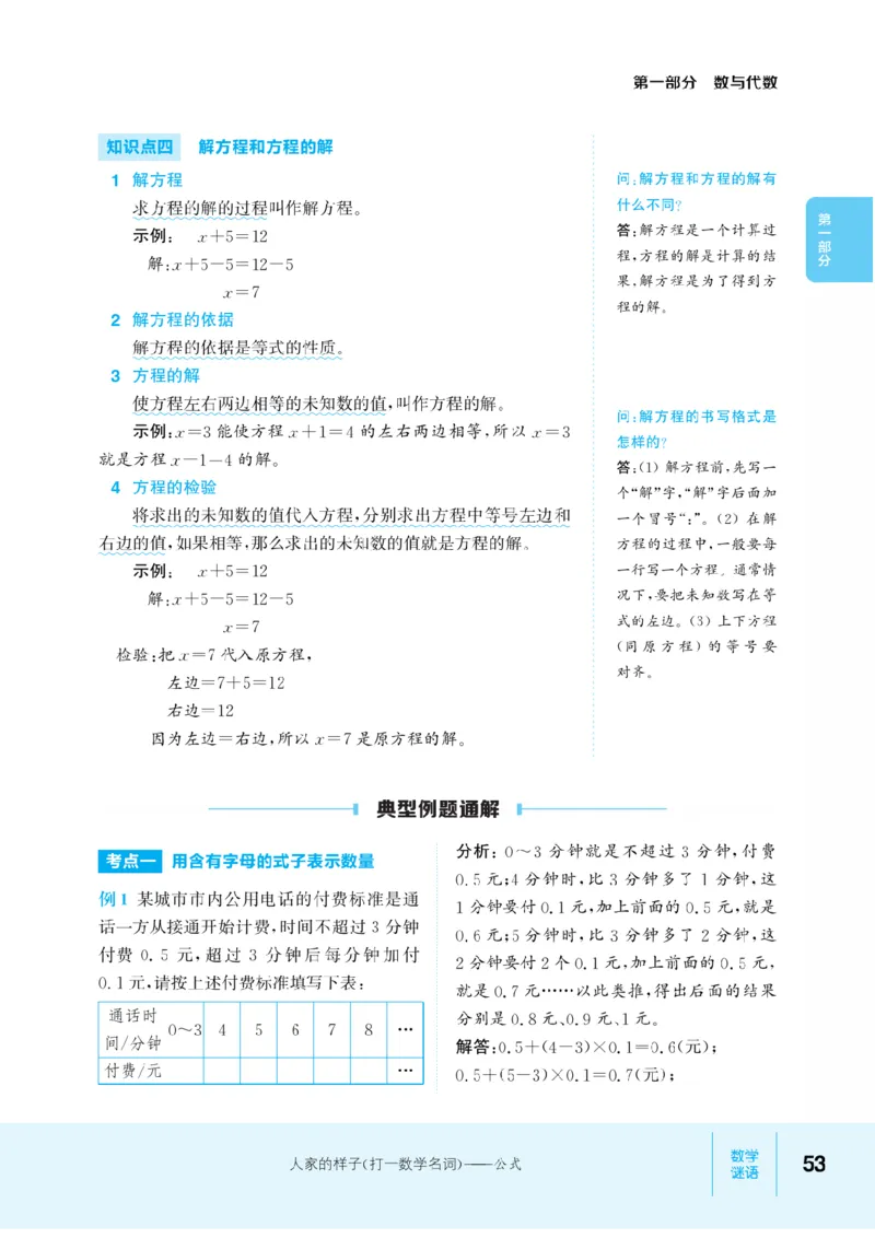 【小学数学】知识通典（人教版）