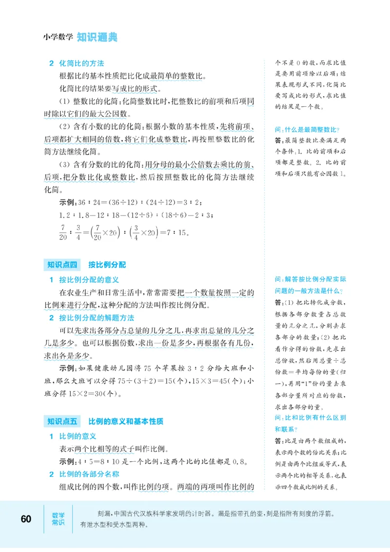 【小学数学】知识通典（人教版）