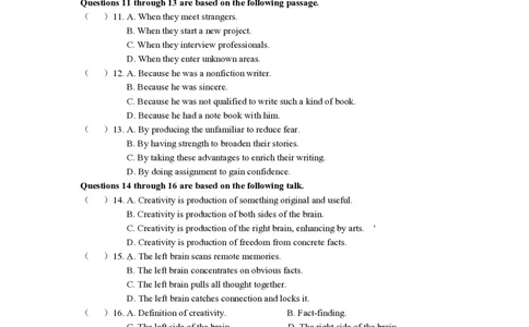 2019年高考英语试卷（上海）（秋考）（空白卷）_英语历年高考真题_新&middot;PDF版2008-2025&middot;高考英语真题_英语（按年份分类）2008-2025_2019&middot;高考英语真题