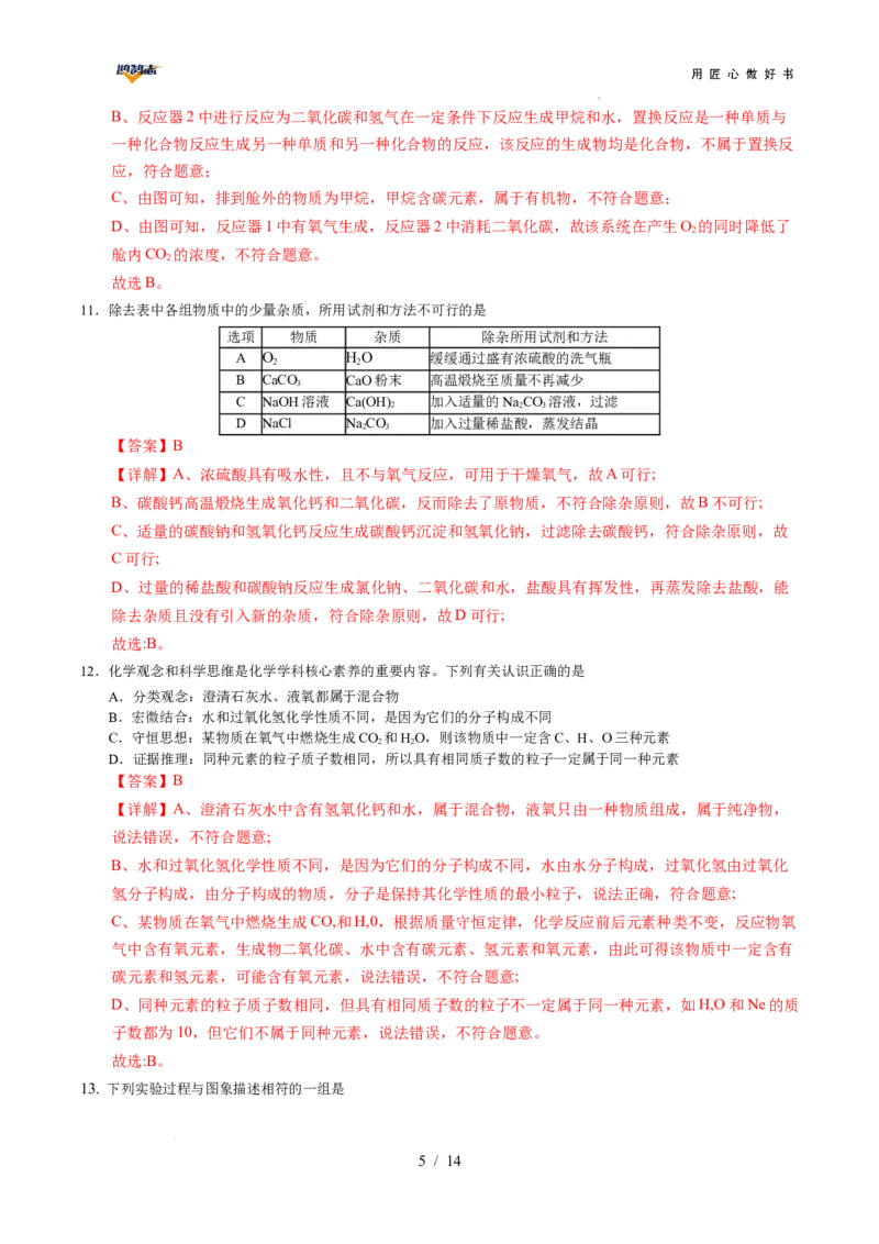 化学（湖南卷）（全解全析）_2025年初中《中考第一次模拟》全国各地区模拟卷（8科全）(1)_2025年《中考第一次模拟卷》初中化学_湖南&radic;
