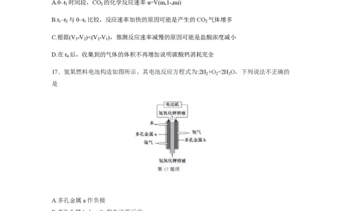 2019年高考化学试卷（浙江）（1月）（空白卷）_历年高考真题合集_化学历年高考真题_新&middot;PDF版2008-2025&middot;高考化学真题_化学（按试卷类型分类）2008-2025_自主命题卷&middot;化学（2008-2025）(1)