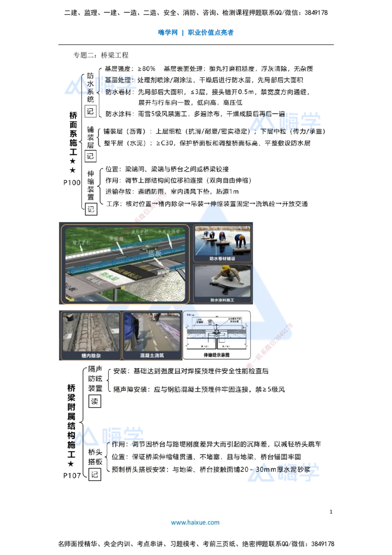 08.2025王欢-考前拔分速成-专题二桥梁工程4_2026年一级建造师_2026年一建市政_2025年一建市政SVIP_04-冲刺串讲✿考点强化✿小灶集训_37-市政《考前拔分速成》王欢HX_讲义