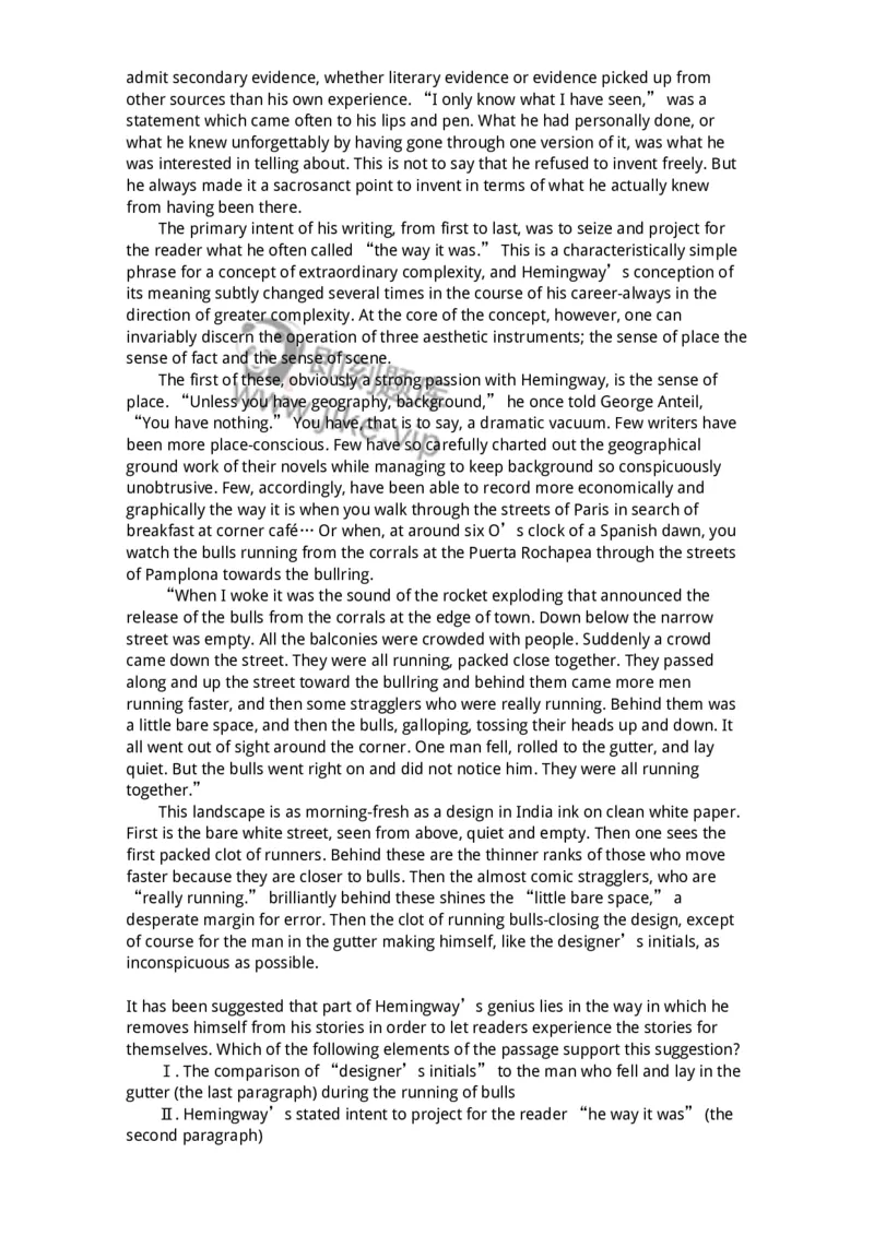 340506-阅读理解2-174340_军队文职(1)_01.军队文职真题-专业课_（全）版本一（历年真题+章节练习+模拟题）_英语言文学(军队文职)_章节练习_纯题目