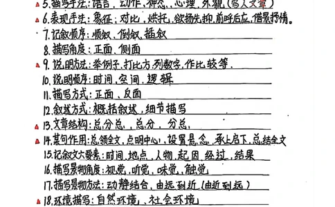 3-6年级阅读理解答题模板（手写笔记）(1)(6)(1)_小学全网线上同款资料_41号文件夹4-6年级