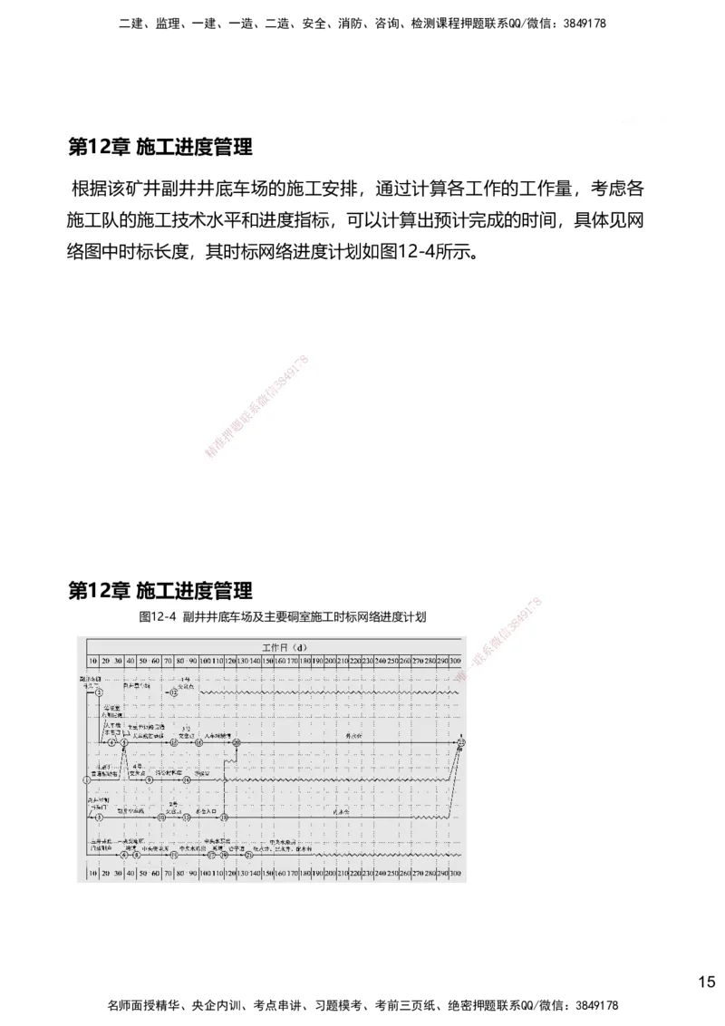 12.2025赵景满-名师精讲通关-012第三篇-第12章施工进度管理_2026年一级建造师_2026年一建矿业_2025年一建矿业SVIP_02-基础精讲✿高端面授✿深度强化_讲义