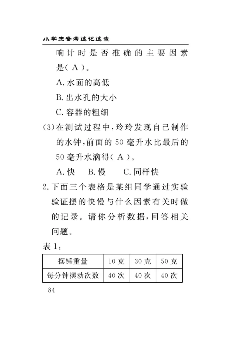 大象版科学四年级下册速记速查_2024年人教版小学数学一二三四五六年级上册下册期中期末试a0747_小学全科《同步练习+精品试卷》打包下载（1-6年级单元月考期中期末试卷）_小学科学
