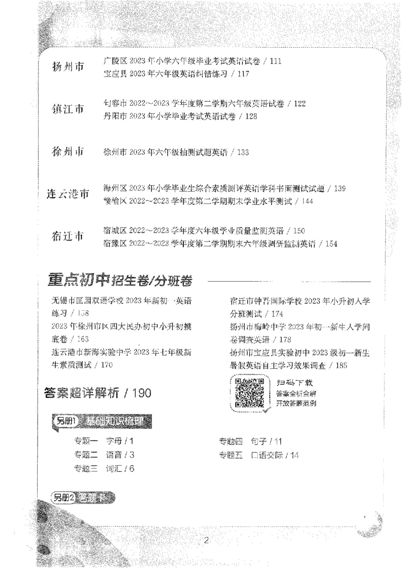 备考2024-江苏省小学英语毕业试卷精选（春雨）_2024年人教版小学数学一二三四五六年级上册下册期中期末试a0747_小学全科《同步练习+精品试卷》打包下载（1-6年级单元月考期中期末试卷）