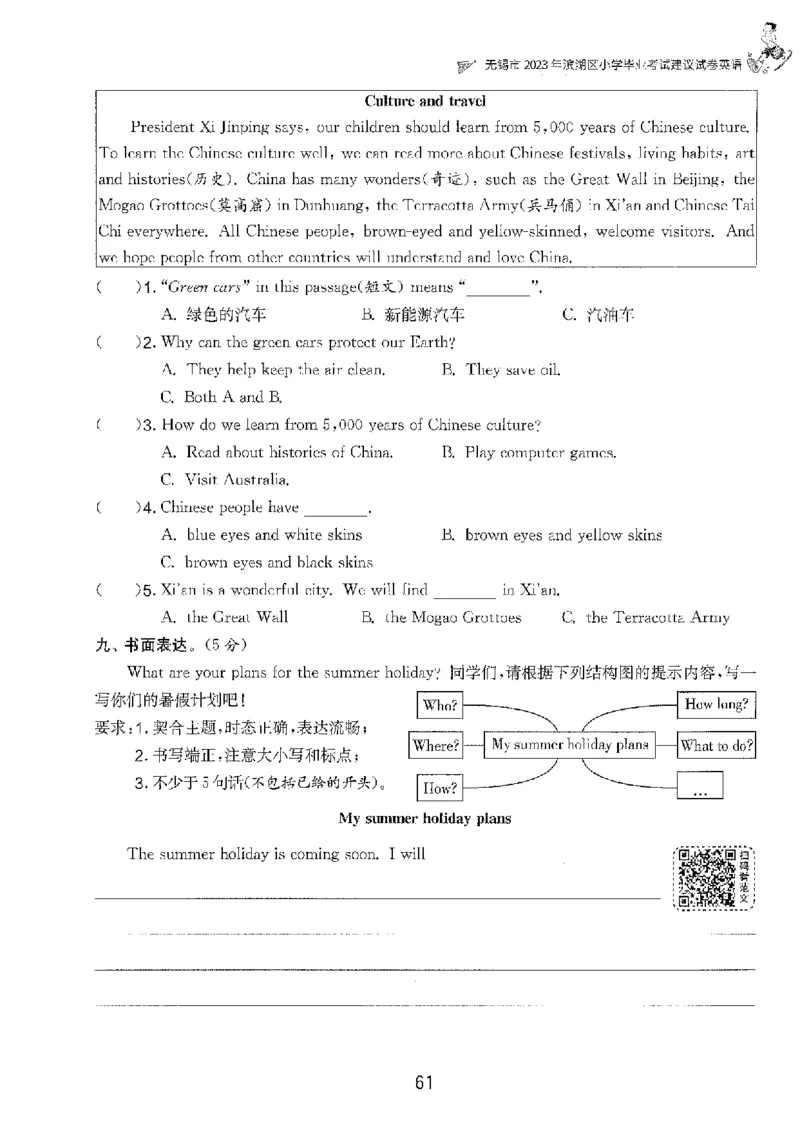 备考2024-江苏省小学英语毕业试卷精选（春雨）_2024年人教版小学数学一二三四五六年级上册下册期中期末试a0747_小学全科《同步练习+精品试卷》打包下载（1-6年级单元月考期中期末试卷）