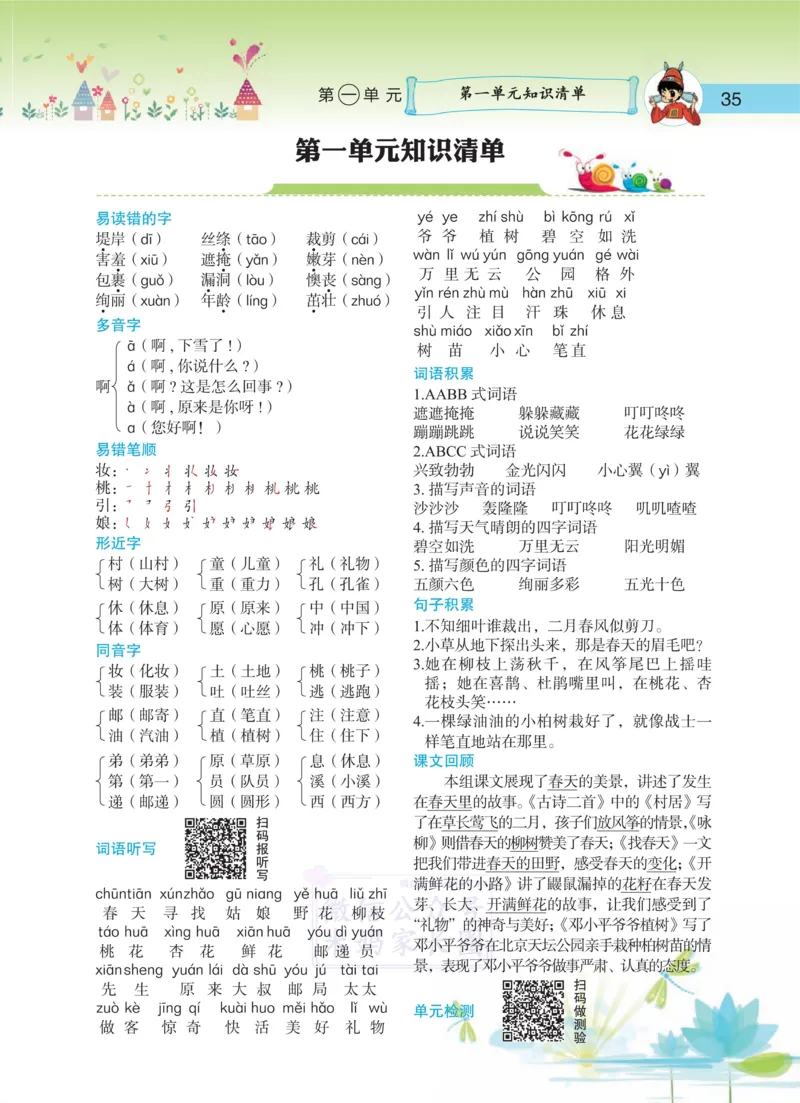 2.7语文详解2年级下单元知识清单_二年级上下册资料_小学二年级学习资料-25年更新版_2-02、小学二年级语文下册_2-2-1、复习、知识点、归纳汇总_语文知识点总结（按单元）