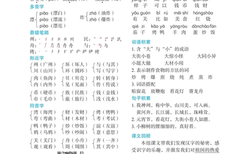 2.7语文详解2年级下单元知识清单_二年级上下册资料_小学二年级学习资料-25年更新版_2-02、小学二年级语文下册_2-2-1、复习、知识点、归纳汇总_语文知识点总结（按单元）
