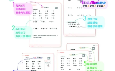 25秋星级口算天天练二年级数学上（SJ版）_🍎星级口算苏教25年上册(1)