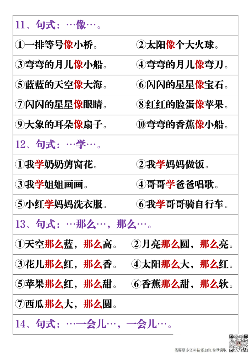 11.19一年级语文上册全册重点知识点汇总_一年级上下册资料_一年级上册小红书同款资料_一年级(1)