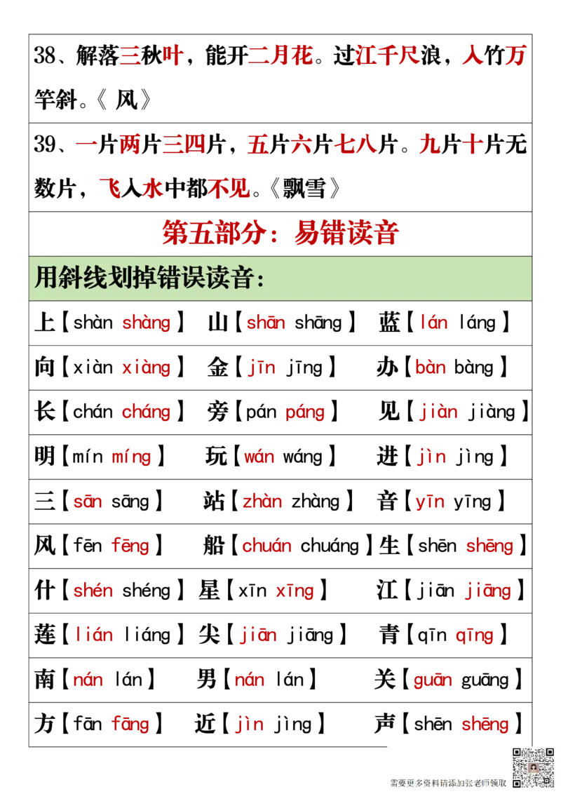 11.19一年级语文上册全册重点知识点汇总_一年级上下册资料_一年级上册小红书同款资料_一年级(1)