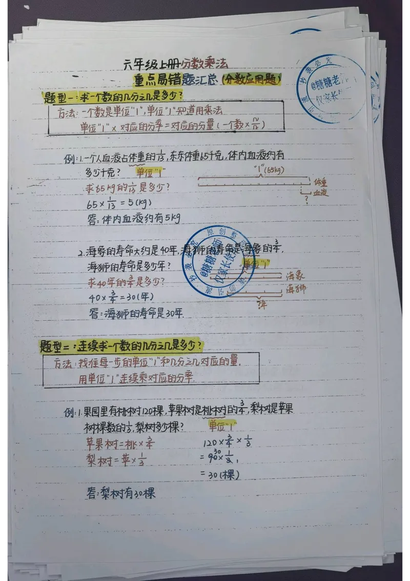 6年级重点笔记(1)(pdf.io)_小学全网线上同款资料_49号文件5-6数学语文