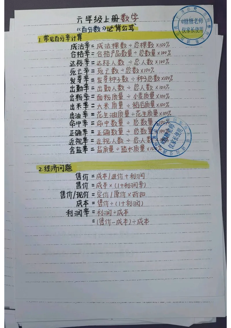 6年级重点笔记(1)(pdf.io)_小学全网线上同款资料_49号文件5-6数学语文