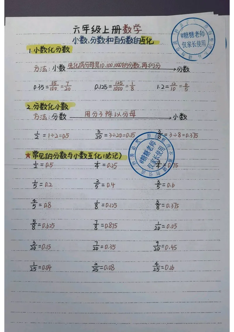 6年级重点笔记(1)(pdf.io)_小学全网线上同款资料_49号文件5-6数学语文