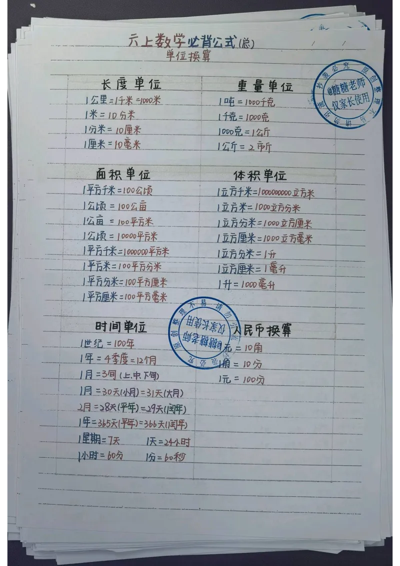 6年级重点笔记(1)(pdf.io)_小学全网线上同款资料_49号文件5-6数学语文