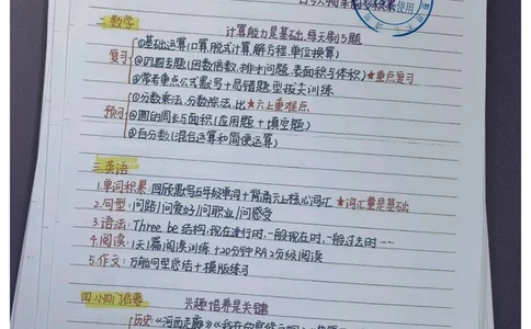 6年级重点笔记(1)(pdf.io)_小学全网线上同款资料_49号文件5-6数学语文