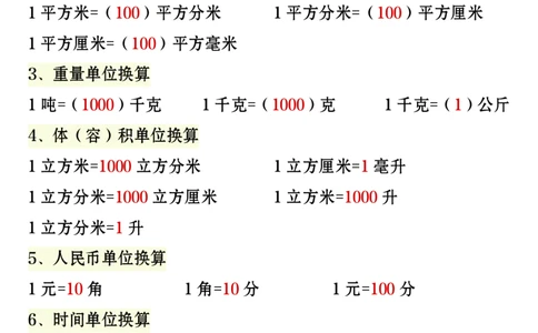 3_四年级上册数学必背知识汇总_小学全网线上同款资料_12号文件_12号文件