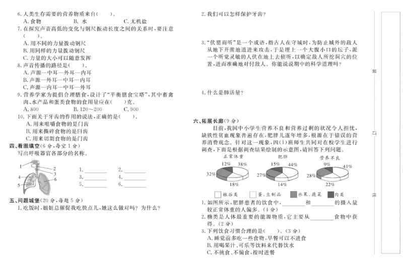 名校练加考科学教科版4年级上册_2024年人教版小学数学一二三四五六年级上册下册期中期末试a0747_小学全科《同步练习+精品试卷》打包下载（1-6年级单元月考期中期末试卷）_小学科学