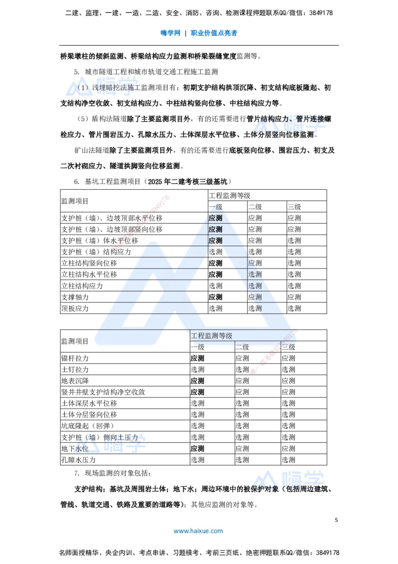 12.2025胡宗强-名师冲刺特训-（12）综合管廊+垃圾处理+海绵城市+测量_2026年一级建造师_2026年一建市政_2025年一建市政SVIP_04-冲刺串讲✿考点强化✿小灶集训_讲义