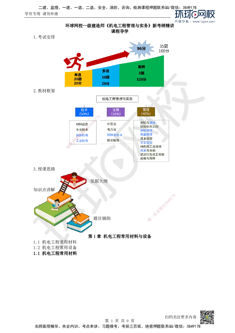 01.（新）第1讲-课程导学及11机电工程常用材料_2026年一级建造师_2026年一建机电_2025年一建机电SVIP_02-基础精讲✿高端面授✿深度强化_26-机电《考点精讲班》苏婷、赵金凤HQ_讲义