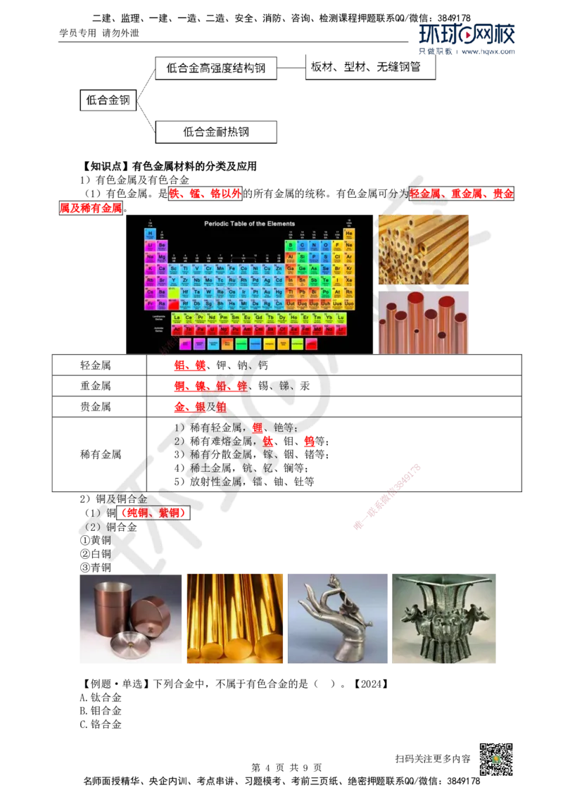 01.（新）第1讲-课程导学及11机电工程常用材料_2026年一级建造师_2026年一建机电_2025年一建机电SVIP_02-基础精讲✿高端面授✿深度强化_26-机电《考点精讲班》苏婷、赵金凤HQ_讲义
