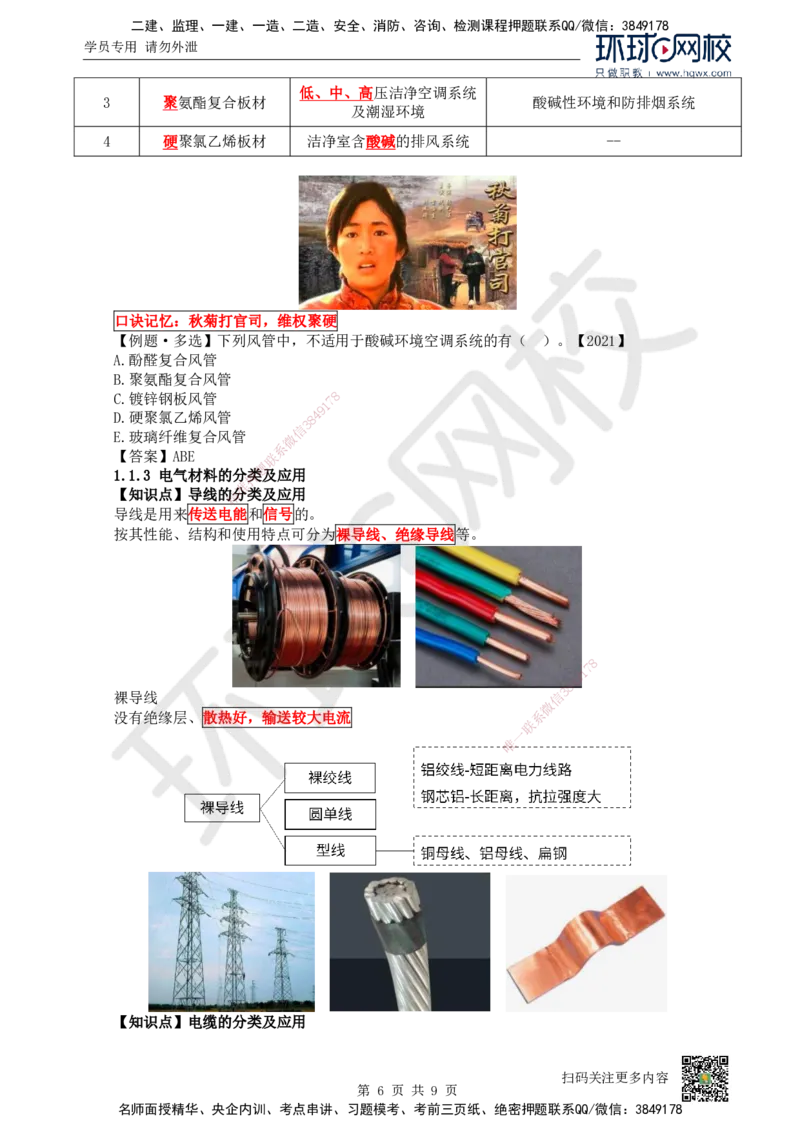 01.（新）第1讲-课程导学及11机电工程常用材料_2026年一级建造师_2026年一建机电_2025年一建机电SVIP_02-基础精讲✿高端面授✿深度强化_26-机电《考点精讲班》苏婷、赵金凤HQ_讲义