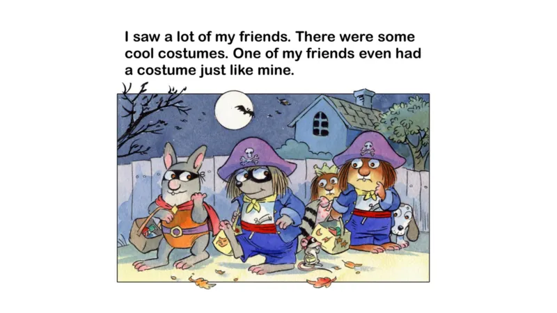 17.Trickortreat_Frank（小毛怪）老师爆笑阅读单词课（50个故事3000词）_小炸毛爆笑故事单词课课件