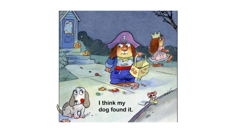 17.Trickortreat_Frank（小毛怪）老师爆笑阅读单词课（50个故事3000词）_小炸毛爆笑故事单词课课件