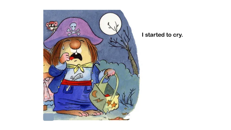 17.Trickortreat_Frank（小毛怪）老师爆笑阅读单词课（50个故事3000词）_小炸毛爆笑故事单词课课件