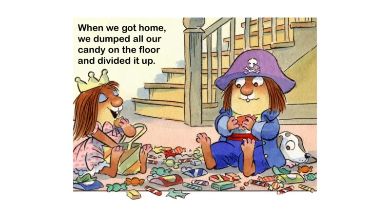 17.Trickortreat_Frank（小毛怪）老师爆笑阅读单词课（50个故事3000词）_小炸毛爆笑故事单词课课件