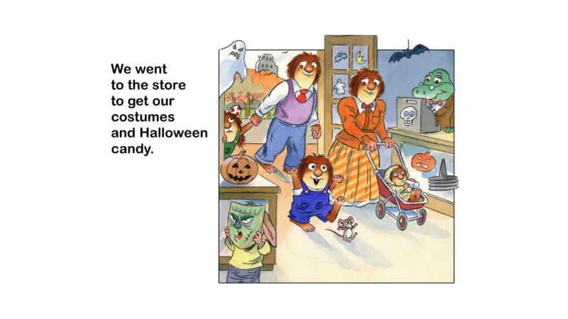 17.Trickortreat_Frank（小毛怪）老师爆笑阅读单词课（50个故事3000词）_小炸毛爆笑故事单词课课件