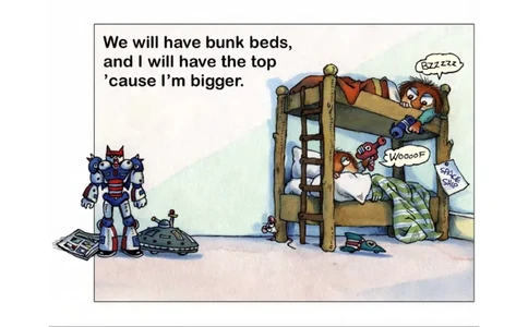 04.JustMeAndMyLittleBrother_Frank（小毛怪）老师爆笑阅读单词课（50个故事3000词）_小炸毛爆笑故事单词课课件