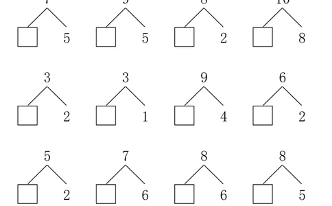☆10以内数的组合分解80页_幼小语数英专项资料_幼小数学专项
