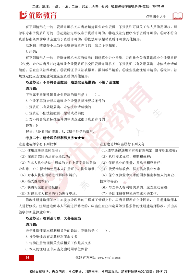 25年一建《法律法规》核心考点打印版_2026年一建法规_2025年一建法规SVIP_04-冲刺串讲✿考点强化✿小灶集训_18-法规《核心考点狙击》孙老师YL_讲义