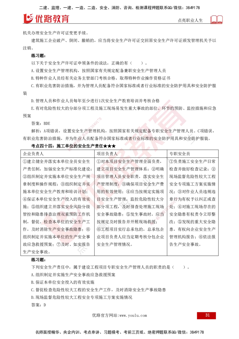 25年一建《法律法规》核心考点打印版_2026年一建法规_2025年一建法规SVIP_04-冲刺串讲✿考点强化✿小灶集训_18-法规《核心考点狙击》孙老师YL_讲义