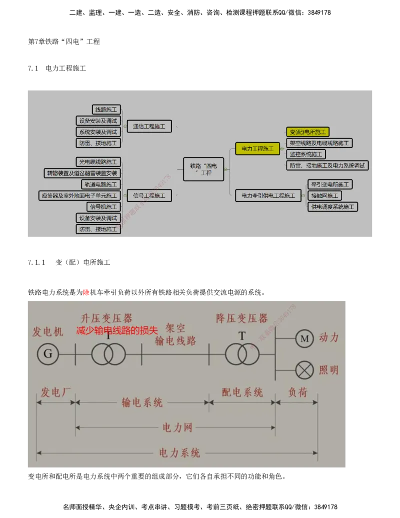 01.43-第7章-7.1-电力工程施工（一）_2026年一级建造师_2026年一建铁路_2025年一建铁路SVIP_02-基础精讲✿高端面授✿深度强化_11-铁路《天一精讲班》陈士甲KL_07.第七章