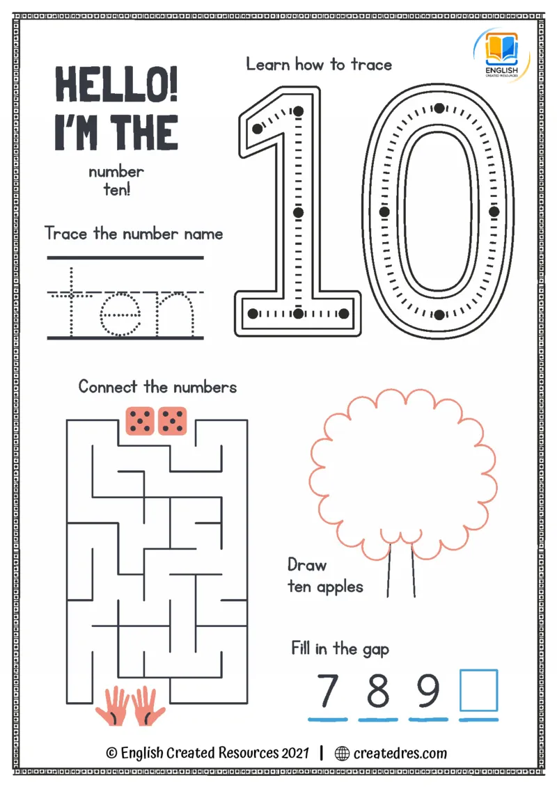英语数字_幼小语数英专项资料_幼小英语数字，字母