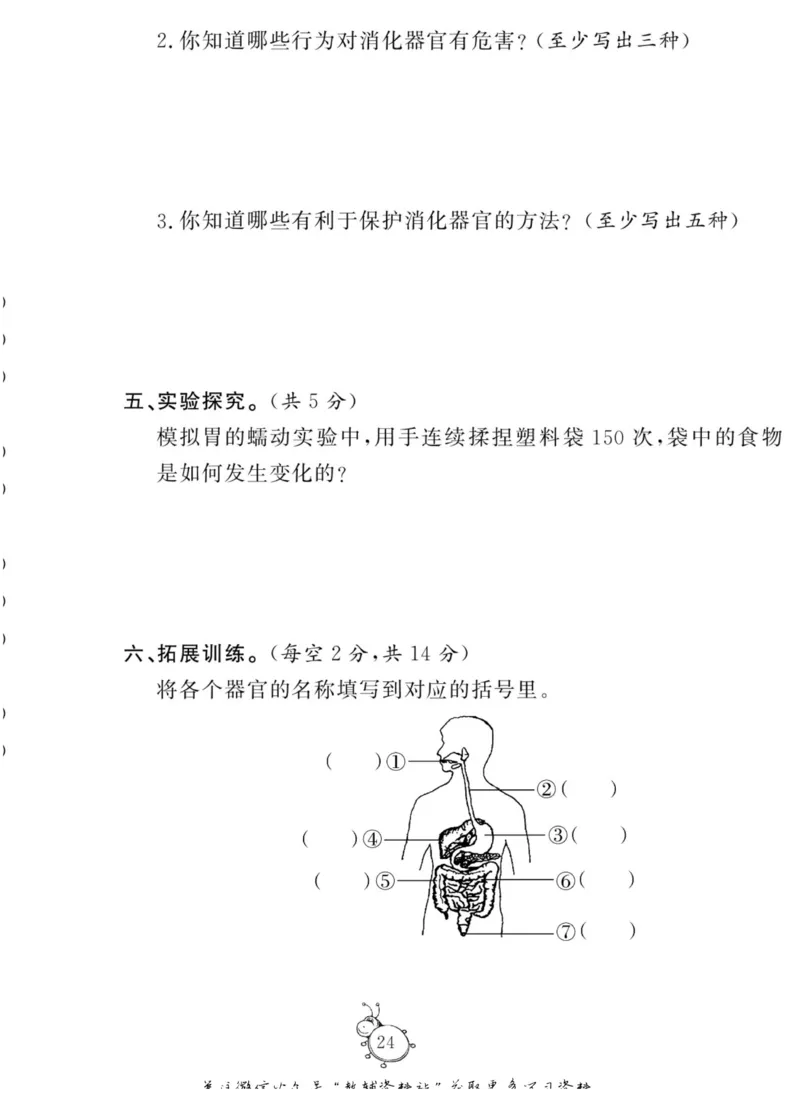 智能训练&middot;科学四年级上册大象版_2024年人教版小学数学一二三四五六年级上册下册期中期末试a0747_小学全科《同步练习+精品试卷》打包下载（1-6年级单元月考期中期末试卷）_小学科学