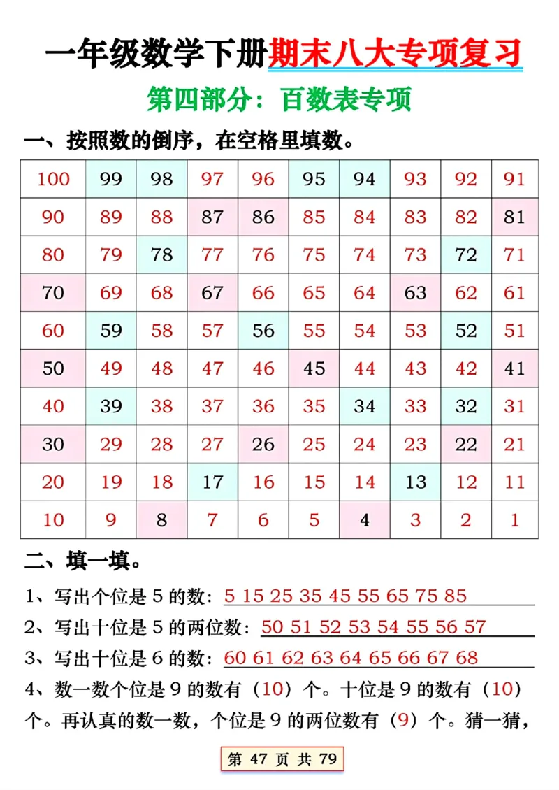 1170一年下册数学必会八大专项(2)_一年级上下册资料_一年级下册小红书同款资料_一下数学_25年一下数学资料